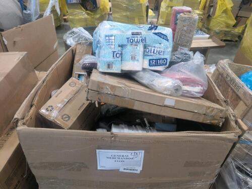 Paper towels, fabric, books, bucket handle, tax strip, power adapter, snare stand, under Armour clear backpack & More