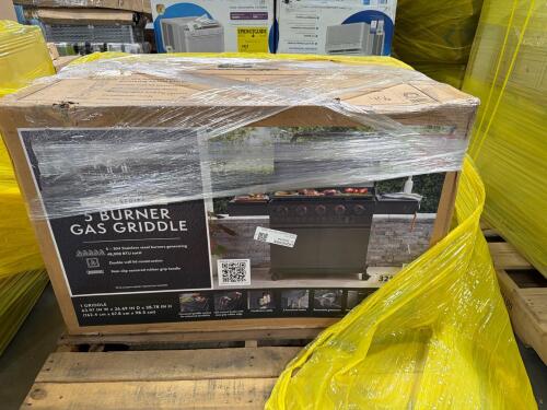 5 burner gas griddle