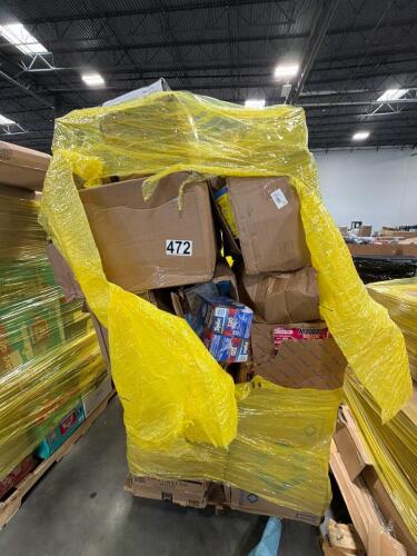 Carpet tile, Wendy's chili, cuppa noodles, Ziploc bags, soap, nacho cheese,protein , wipes and more