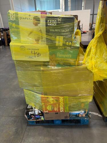 Big box store, gourmia digital air fryer, Huggies diapers, Huggies overnights, pull-ups, Pampers, ninja pots and grounds specialty XL coffee maker, 16 can waterproof box cooler, and more