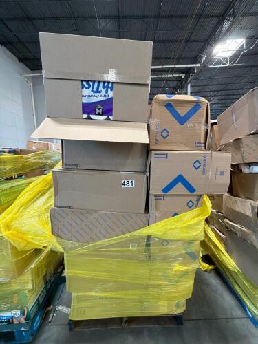 Big boxer in the box, toilet paper, paper towels