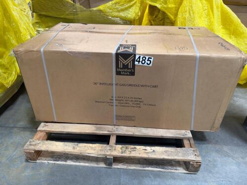 Members Mark 36 in intelligent gas griddle with cart