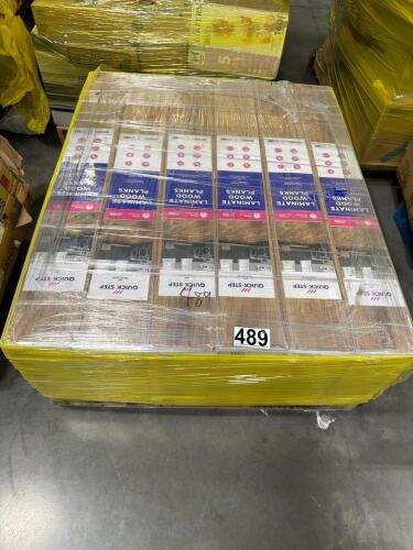 Pallet of quick step Mohawk Flooring