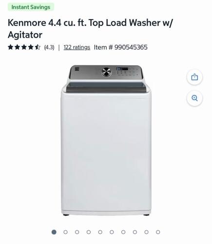 Kenmore top loader washer