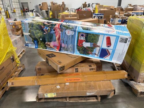 Floating pad, canopy, 7 foot canopy, sofa pool, mud kitchen, and