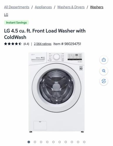 LG washing machine