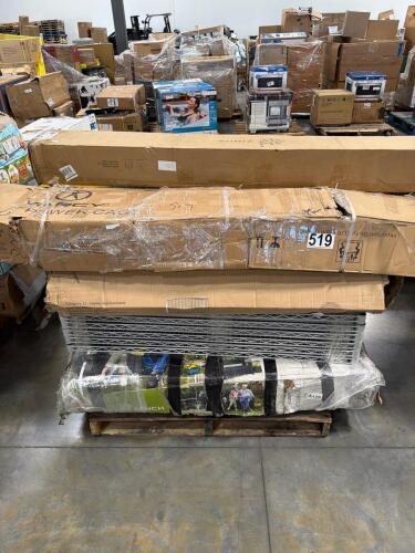Shelving , storage bench, power cage, shelving, and