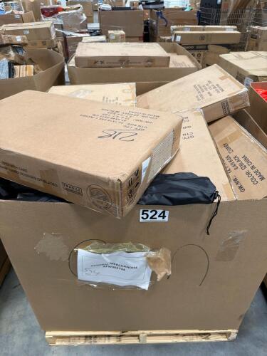 Deck boxes, red camp sleeping bag,& More