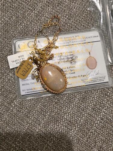 opal and diamond necklace