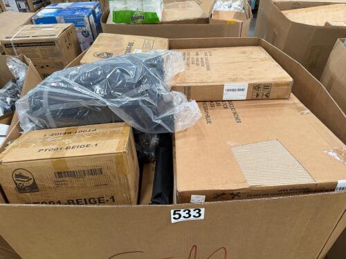 Sleeping bag, miscellaneous furniture, swing, deck boxes, & More