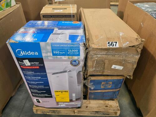 SCALY mattress, MIDEA Martin convertible portable air conditioner, whirlpool air conditioner, & More