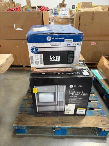 GE opal profile nugget, ice maker, microwave and more