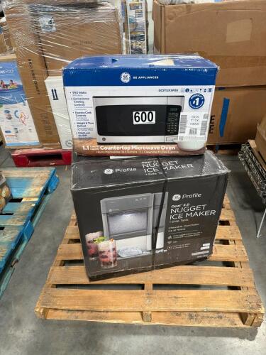 GE profile nugget ice makers, microwave,
