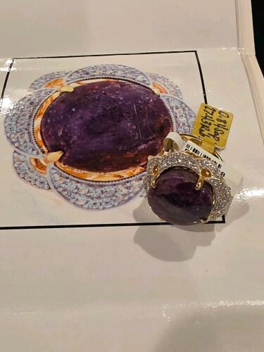 Ruby and Sapphire sterling silver ring, 27 carat Ruben