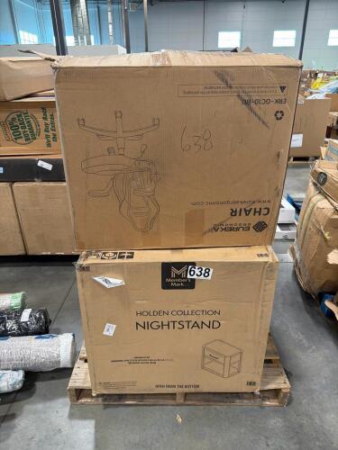 Nightstand, office chair, spa potentially used, and & More