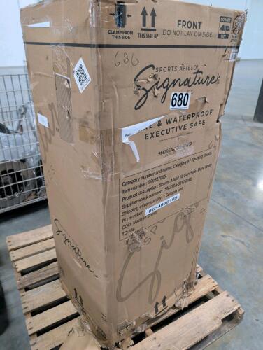 sports afield fire and waterproof executive safe SM25SA-5212-BWD bone white