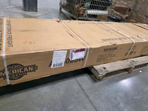 American legend Escalade sports shuffle board with buffet top (could be damaged)
