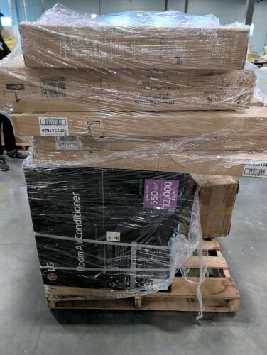 Samsung 15 inch, LG air conditioner unit, inkjet walls, Better Homes & Gardens table top, & More