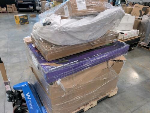 Hampton bay drawer base, roku 50 TV, misc furniture