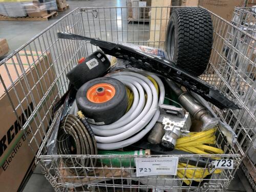 industrial and automotive: garden hose, garden hose, signature hardware Pendleton two handle widespread, Husqvarna saw blade, and more