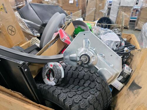 Industrial/automotive, drain cover, tires, tape, organizer, KAKEI tune, exit science, straps, and
