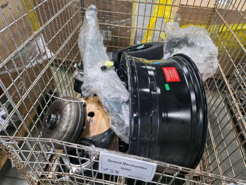 industrial and automotive items. wheel rim, brake rotor and more