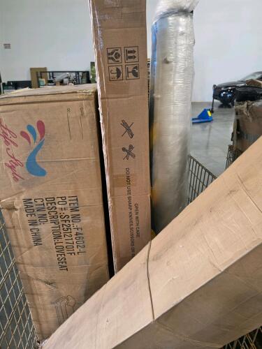 Loveseat, mattress, speed bump, & More