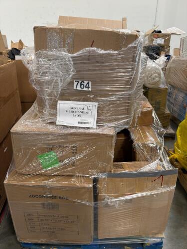 Chair, popcorn buckets Carma planter, storage tote, & More