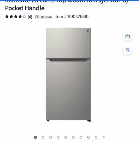 KENMORE refrigerator