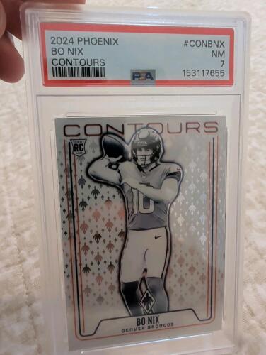 2024 Phoenix Bo Nix Contours graded PSA card