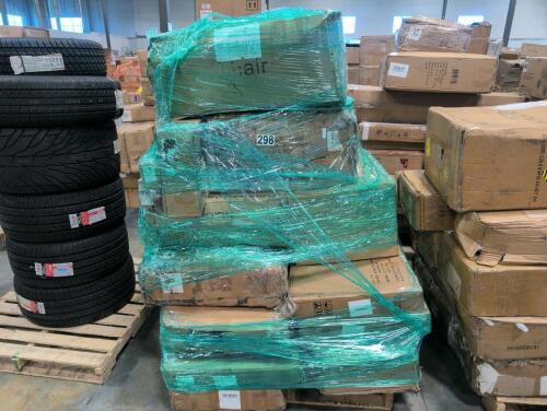 Miscellaneous furniture, retail equipment, chair, mattress, PEGA parts, & More