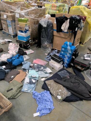Some nicer clothing : babaton, Vince Camuto, Patagonia, under Armour, snow bunny, Adidas, all in motion, Madden girl, TCOVAS, true religion, AGOLD, Donna Karen, Tory Burch, ARITIZIA, Steve Madden, Lili Porter, FERRAGAMO Notre Dame shirts, puma, denim for