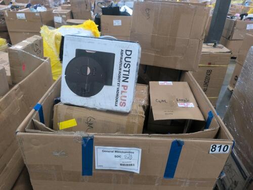 Dustin plus robotic vacuum cleaner, rectangular plate slate, cosori 6 core pressure cooker, Intex 13' pool, DeLonghi dedica maestro, and more