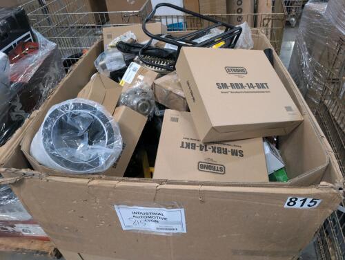 Industrial/automotive, construction brackets, car parts, rollers, shelter, Midwest fasteners, Springs, & More