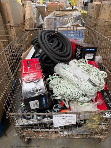 Industrial/automotive, rope, Strat assembly, hose, car parts, castor wheels, straps, & More