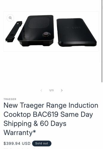 Two &ndash; BAC619 induction range drop in for Traeger