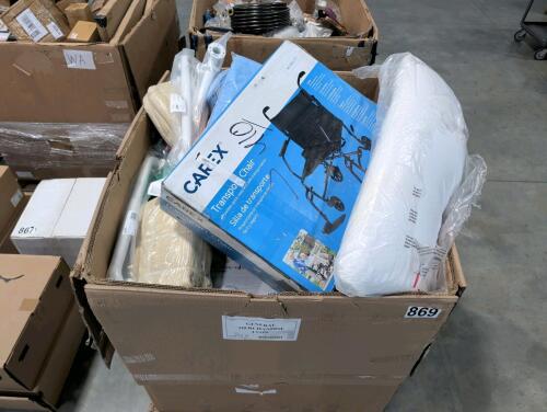 transport chair, towels, parchment paper, and more