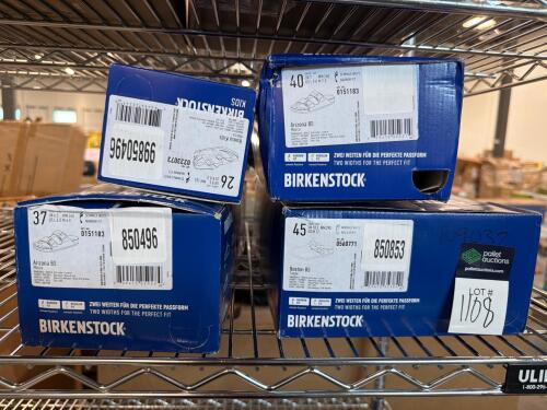 4 pairs of birkenstocks