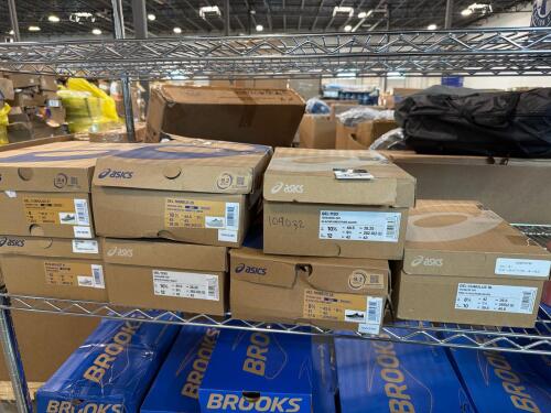 7 pairs Asics shoes