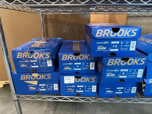 14 pairs of asics