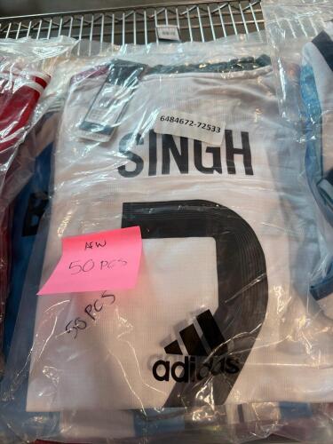 50 miscellaneous soccer jerseys