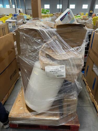 Bubble wrap, LASKO fan, office chair, sponge eraser, and more