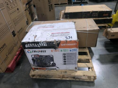Genmax trifuel GM10000XIT generator and bestway 8x24" round pool set