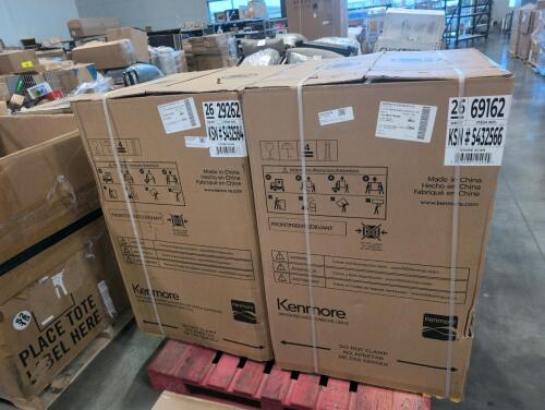 Kenmore 4.5 cu. ft. Top Load Washer w/ Impeller & Kenmore 7.0 cu. ft. Electric Dryer w/ Sensor Drying