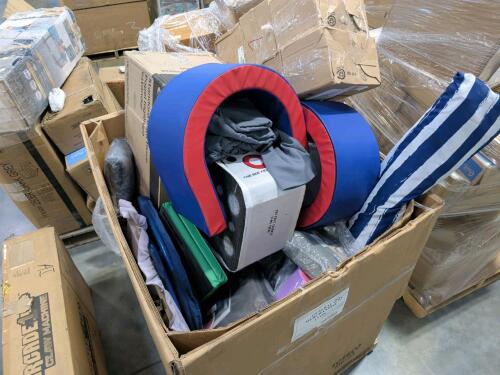 Target, foam play arch, sheets, rug pad, tarp, chair, and more