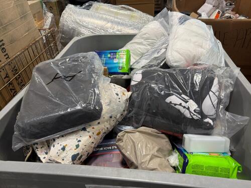 Back brace, scrubbing brushes, backpack, tennis racket head, roaster pan, undergarments, markers, cards to drill chuck, pillows, turtle costume, batteries, notebooks, & More