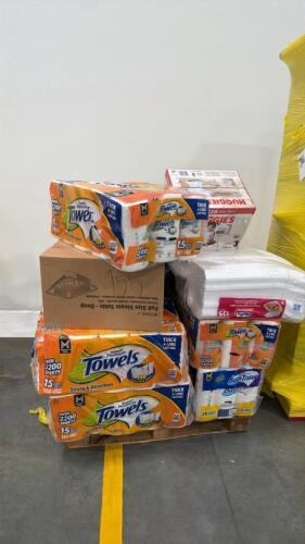 Paper towels, toilet paper, steam pans, Huggies diapers, & More