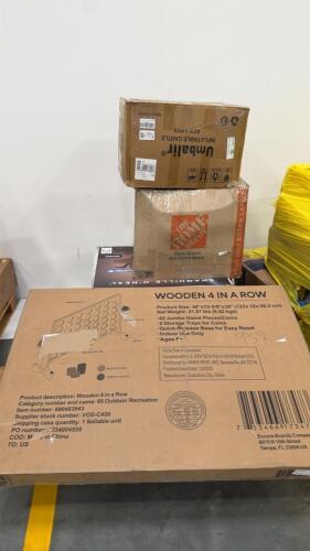 Shaquille O'Neal chair, connect four game, rug & More