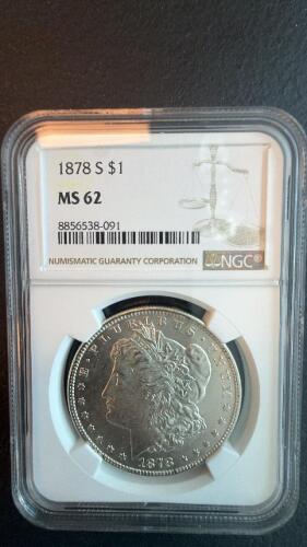 1878-$1 MS62 Morgan Silver Dollar, NGC