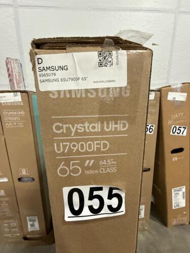 Samsung 65 inch TV condition unknown, grade D